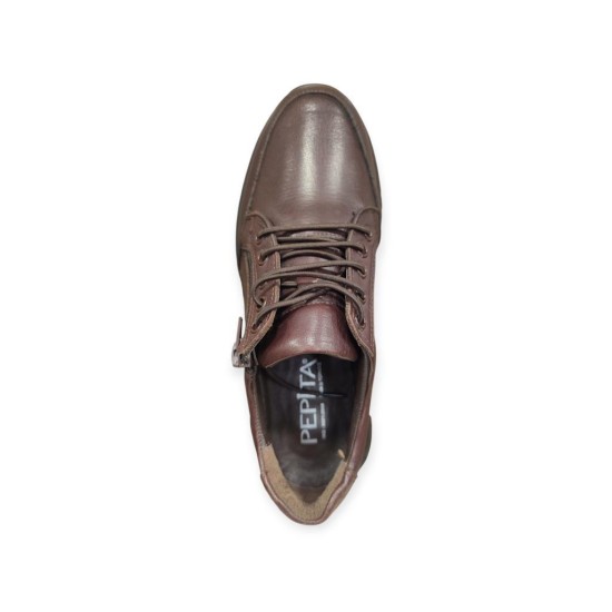 PEPİTA 9404 ORTOPEDİK BAĞCIKLI DERİ KADIN AYAKKABI