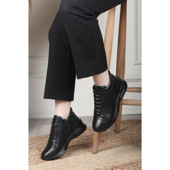 PEPİTA 9949 ORTOPEDİK YUMUŞAK BİLEK BOY DERİ KADIN BOT