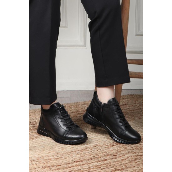 PEPİTA 9949 ORTOPEDİK YUMUŞAK BİLEK BOY DERİ KADIN BOT