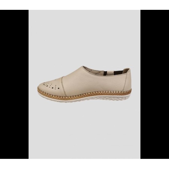 PEPİTA  Z184 ORTOPEDİK YUMUŞAK YAZLIK KADIN DERİ AYAKKABI