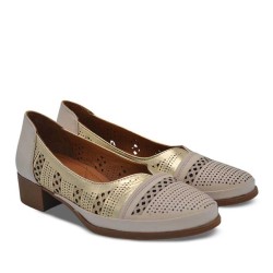 VENÜS 1709280Y TOPUKLU KADIN DERİ AYAKKABI