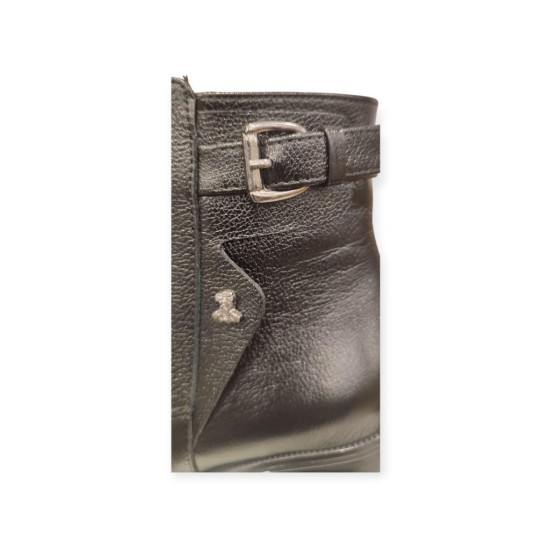 VENÜS 1779011K TOPUKLU TOKA DETAYLI KLASİK DERİ KADIN BOT