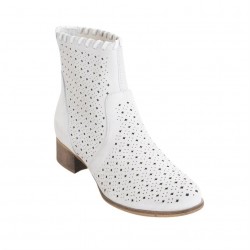 VENÜS 1810614Y DELİKİ YAZLIK TOPUKLU DERİ KADIN BOT VENÜS 1810614Y DELİKİ YAZLIK TOPUKLU DERİ KADIN BOT