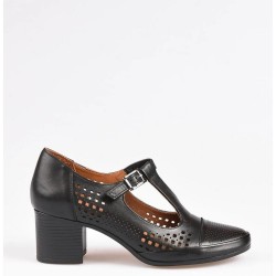 VENÜS 1911923Y TOPUKLU T BANTLI DERİ KLASİK KADIN AYAKKABI VENÜS 1911923Y TOPUKLU T BANTLI DERİ KLASİK KADIN AYAKKABI