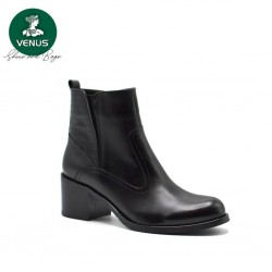 VENÜS 1950926K KISA TOPUK FERMUARLI KLASİK KADIN BOT VENÜS 1950926K KISA TOPUK FERMUARLI KLASİK KADIN BOT