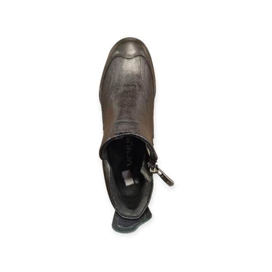 VENÜS 1953874K DÜZ TABAN ORTOPEDİK DERİ GÜNLÜK KADIN BOT