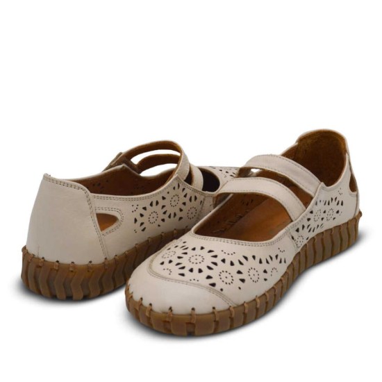 VENÜS 2010728Y CIRTLI YAZLIK DERİ KADIN AYAKKABI