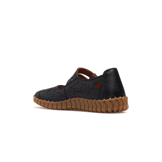 VENÜS 2010728Y CIRTLI YAZLIK DERİ KADIN AYAKKABI