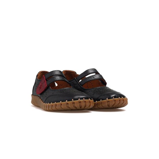 VENÜS 2010728Y CIRTLI YAZLIK DERİ KADIN AYAKKABI