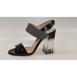 VENÜS 2028237Y ŞEFAF TOPUK KADIN ABİYE SANDALET