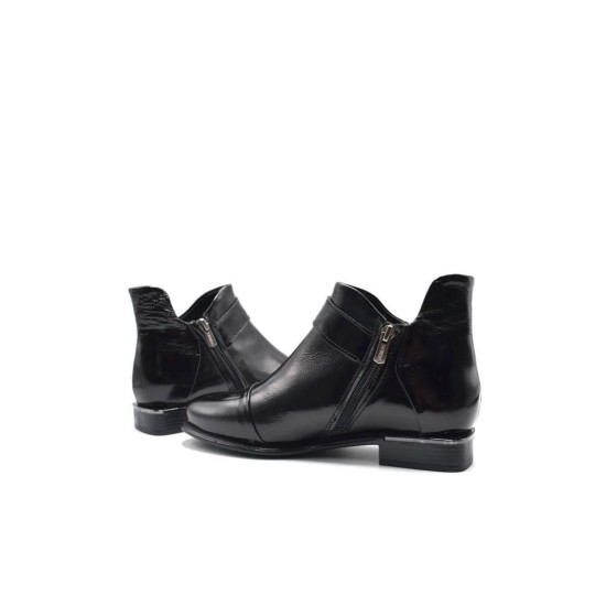 VENÜS 2050108K BİLEK BOY TOPUKLU KADIN DERİ BOT