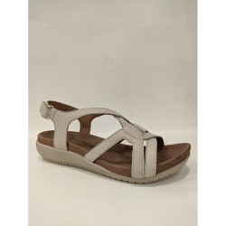 VENÜS 206Y KADIN DÜZ TABAN DERİ ORTOPEDİK SANDALET
