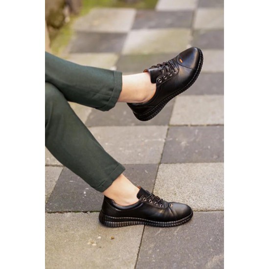 VENÜS 2216114Y BAĞCIKLI ORTOPEDİK DERİ GÜNLÜK KADIN AYAKKABI