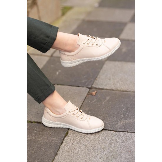 VENÜS 2216114Y BAĞCIKLI ORTOPEDİK DERİ GÜNLÜK KADIN AYAKKABI