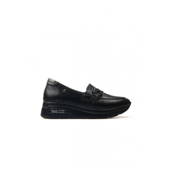 VENÜS 2216647Y AİRFLOW DOLGU DERİ LOAFER KADIN AYAKKABI