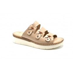 VENÜS 23028000Y ORTOPEDİK HAFİF DOLGU DERİ KADIN TERLİK