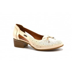 VENÜS 2312522Y KISA TOPUK YAZLIK KLASİK DERİ KADIN AYAKKABI