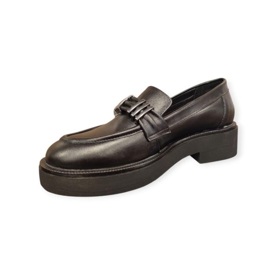 VENÜS 2411551K KALIN TABAN TOKALI LOAFER DERİ KADIN AYAKKABI