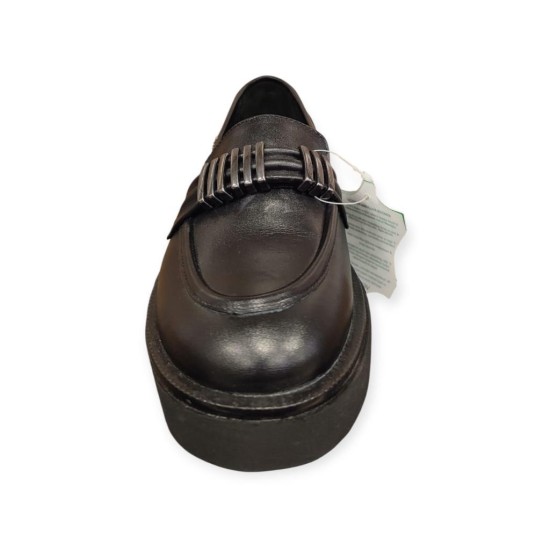 VENÜS 2411551K KALIN TABAN TOKALI LOAFER DERİ KADIN AYAKKABI