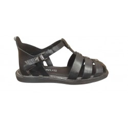 VENÜS 2512202Y DÜZ TABAN BURNU KAPALI KADIN DERİ SANDALET