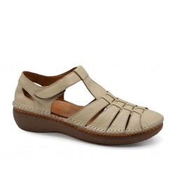 VENÜS 25190247Y SARAÇLI YAZLIK DERİ KADIN  AYAKKABI