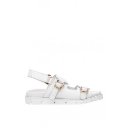 VENÜS 25440013Y GOLD KEMER DETAYLI DERİ KADIN SANDALET