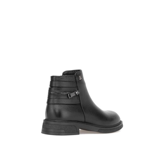 VENÜS 2551022K KISA TOPUK DERİ HAFİF KADIN BOT