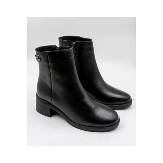 VENÜS 2551402K TOPUKLU KADIN DERİ AYAKKABI