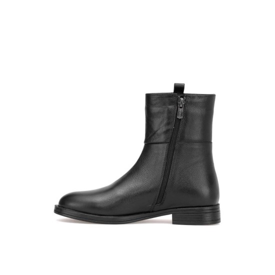 VENÜS 2552701K DÜZ TOPUK KLASİK DERİ KADIN BOT