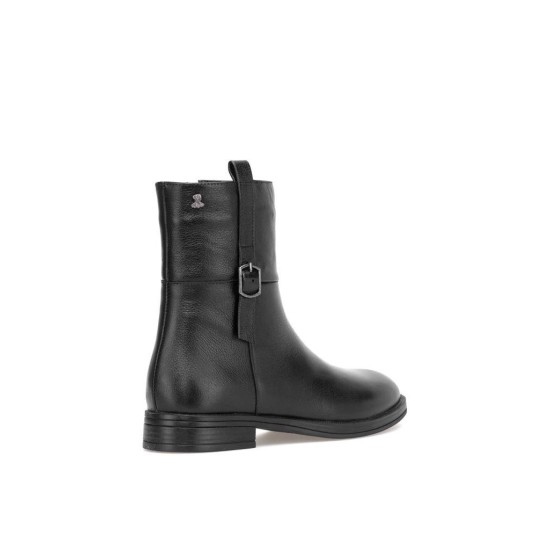 VENÜS 2552701K DÜZ TOPUK KLASİK DERİ KADIN BOT