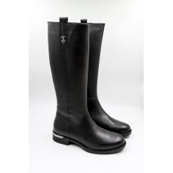 VENÜS 2553201K DÜZ TOPUK KAYMAZ HAFİF DERİ KADIN ÇİZME