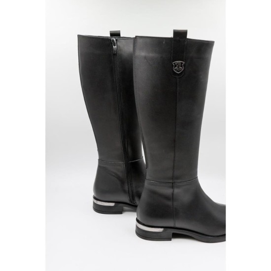 VENÜS 2553201K DÜZ TOPUK KAYMAZ HAFİF DERİ KADIN ÇİZME