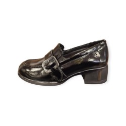 VENÜS 2555006K TOPUKLU TOKALI LOAFER DERİ KADIN AYAKKABI