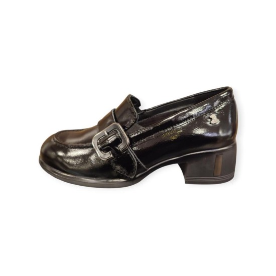 VENÜS 2555006K TOPUKLU TOKALI LOAFER DERİ KADIN AYAKKABI