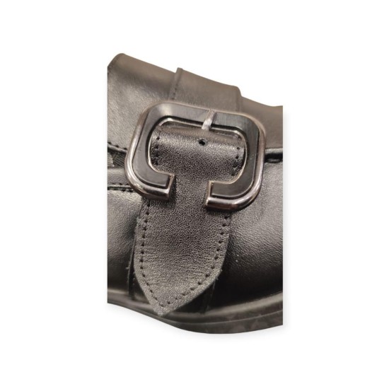 VENÜS 2555006K TOPUKLU TOKALI LOAFER DERİ KADIN AYAKKABI