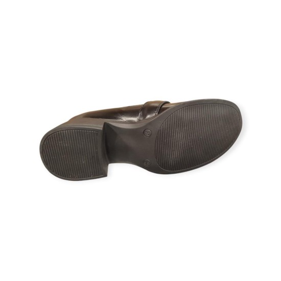 VENÜS 2555006K TOPUKLU TOKALI LOAFER DERİ KADIN AYAKKABI