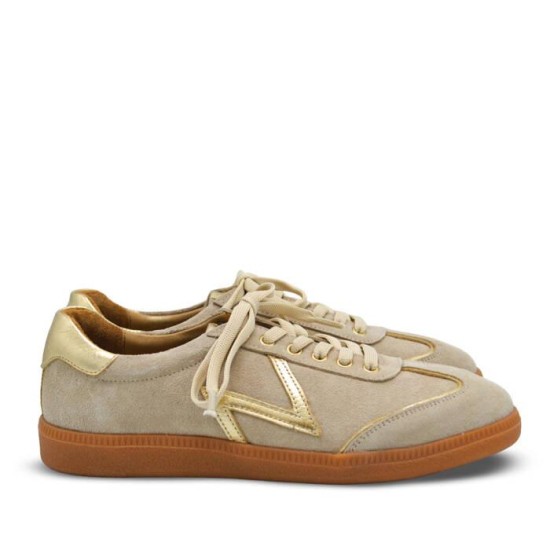 VENÜS 2609902Y BAĞCIKLI NUBUK DERİ KADIN SNEAKER AYAKKABI