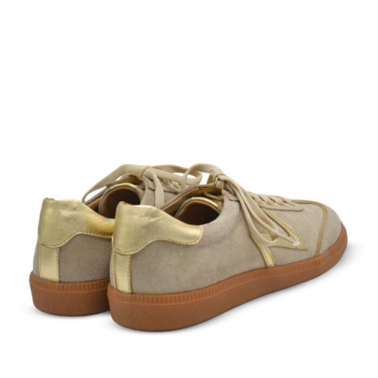 VENÜS 2609902Y BAĞCIKLI NUBUK DERİ KADIN SNEAKER AYAKKABI