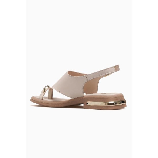 VENÜS 2610114Y PARMAK ARASI DERİ KADIN SANDALET