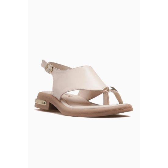 VENÜS 2610114Y PARMAK ARASI DERİ KADIN SANDALET