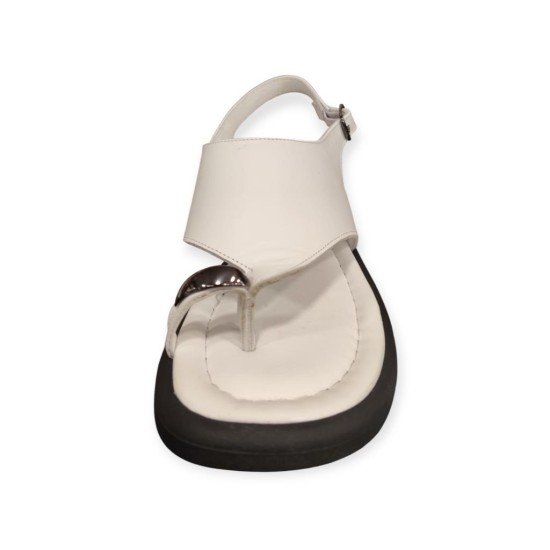 VENÜS 2610114Y PARMAK ARASI DERİ KADIN SANDALET