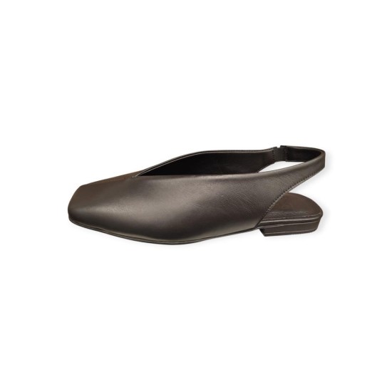 VENÜS 26510106Y KISA  AÇIK TOPUK KÜT KLASİK DERİ KADIN BABET