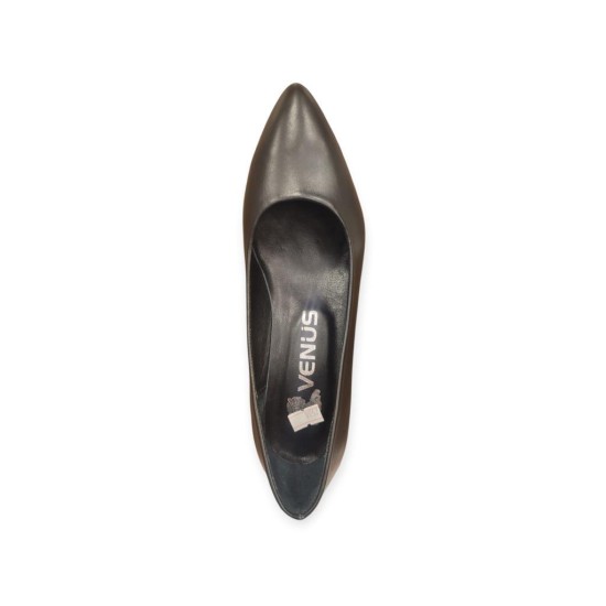 VENÜS 26532538Y KISA TOPUK DERİ KADIN STİLETTO AYAKKABI