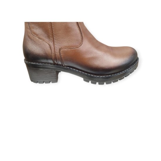 VENÜS 3322K HAKİKİ DERİ AZ TOPUKLU BİNİCİ KADIN ÇİZME