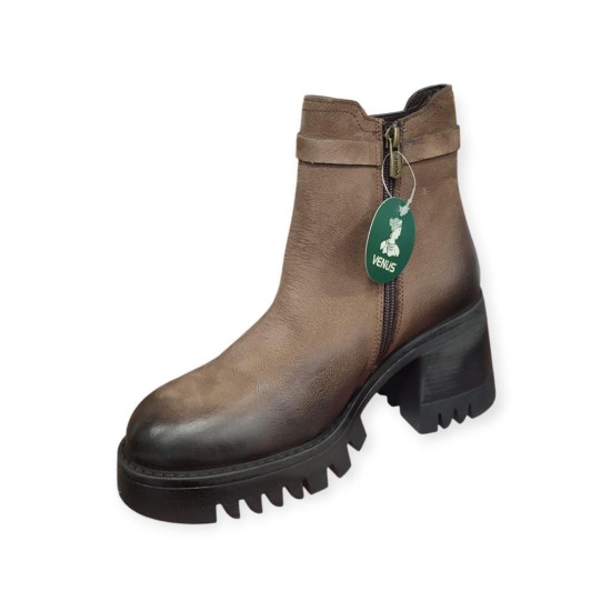 VENÜS VNS2450902-1K PLATFORM TOPUK KAYMAZ  DERİ KADIN BOT