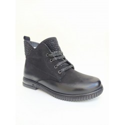 VENÜS1953607K TAŞLI ORJİNAL DERİ KADIN BOT